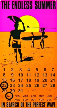Metallskylt ENDLESS SUMMER CALENDAR