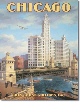 Metallskylt ERICKSON - chicago
