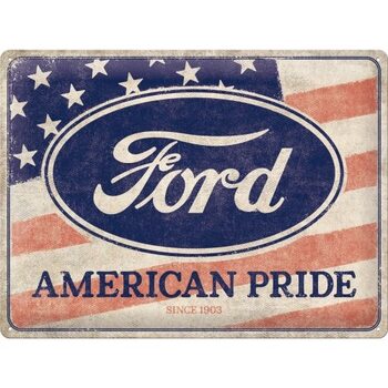 Plåtskylt Ford - American Pride