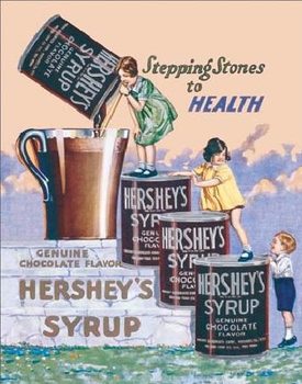 Metallskylt HERSHEY'S SYRUP
