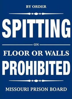 Metallskylt NO SPITTING