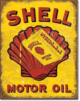 Metallskylt Shell Oil - Can