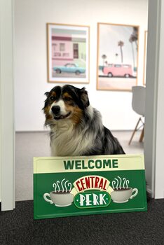 Metallskylt Vänner - Welcome to Central Perk