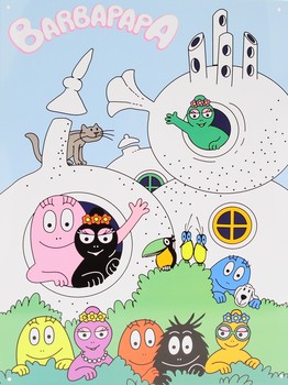 Metallskilt BARBAPAPA
