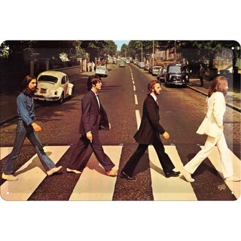 Metallskilt Beatles - Abbey Road