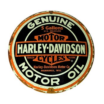 Metallskilt Harley-Davidson