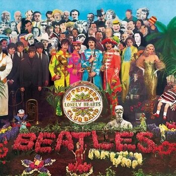 Metallskilt The Beatles - Sgt Pepper