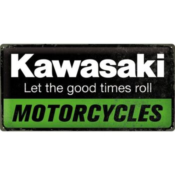 Metalowa tabliczka Kawasaki Motorcycles