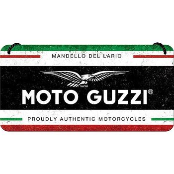 Metalowa tabliczka Moto Guzzi Italian