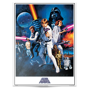 Metalowa tabliczka Star Wars - Classics