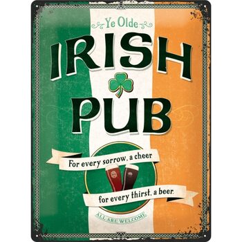 Metalskilt Irish Pub