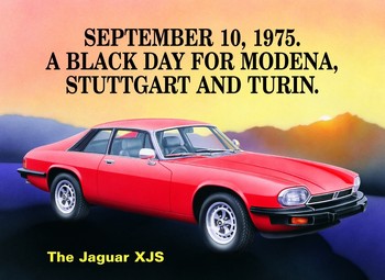 Metalskilt JAGUAR XJS