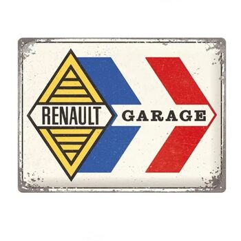 Metalskilt Renault - Garage
