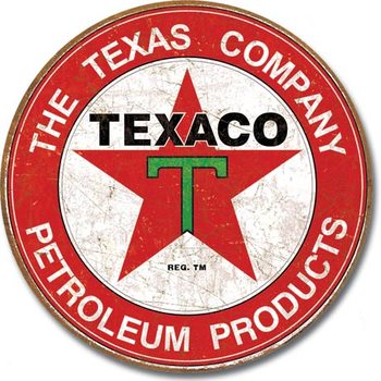 Metalskilt TEXACO - The Texas Company
