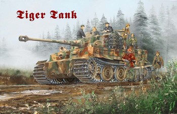 Metalskilt TIGER TANK