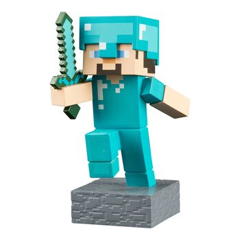 Statuetta Minecraft - Diamond Steve Adventure