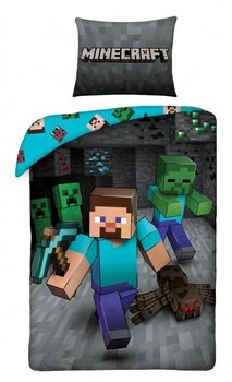 Lenjerie de pat Minecraft - Steve