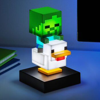 Figurine brillante Minecraft - Zombie Chicken Jokey