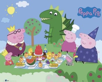 PEPPA PIG - picnic Mini plakat