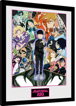 Poster enmarcado Mob Psycho 100 - Collage
