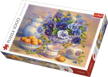Puzzle Modrá kytice