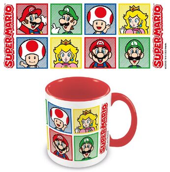 Koffie mok Super Mario - Red Coloured Inner