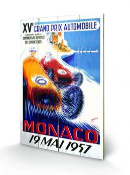 Bild auf Holz Monaco - 1960