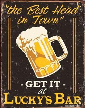 Μεταλλική πινακίδα MOORE - lucky's bar