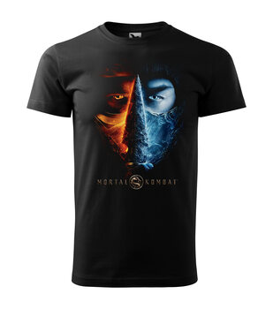 T-shirt Mortal Kombat - Scorpion vs Sub Zero