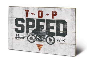 Bild auf Holz MOTO GP - top speed