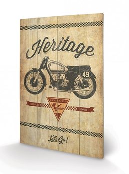 Bild auf Holz MOTO GP - top speed