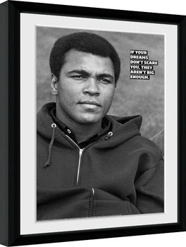 Inramad poster Muhammad Ali - Dreams