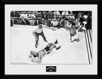Inramad poster Muhammad Ali - Knock Out