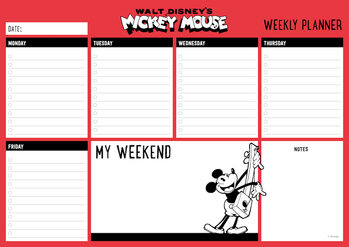 Plannering Musse Pigg (Mickey Mouse)