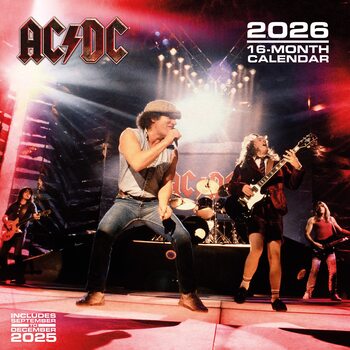Naptár 2026 AC/DC