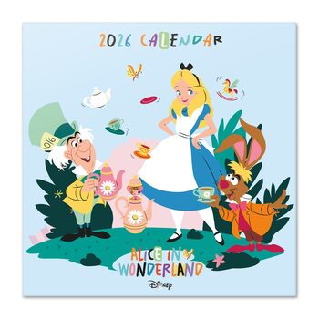Naptár 2026 Alice in Wonderland