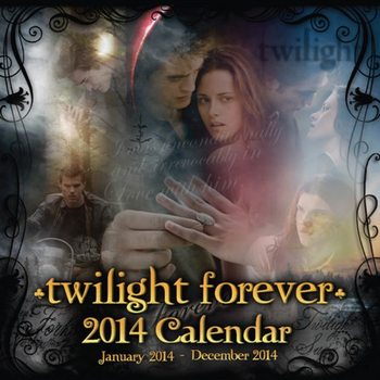 Naptár 2024 Calendar 2014 - TWILIGHT forever