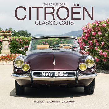 Naptár 2019 Citroen Classic Cars