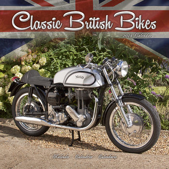 Naptár 2018 Classic British Bikes