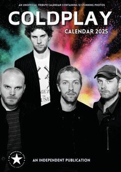 Naptár 2027 Coldplay - Chris Martin