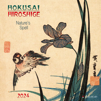 Naptár 2024 Hokusai/Hiroshige - Nature