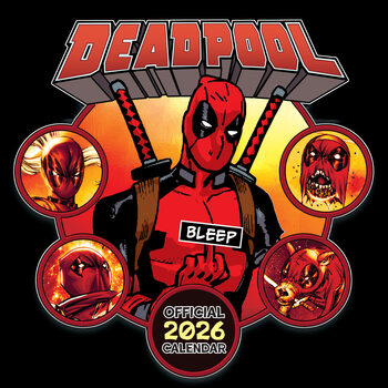 Naptár 2026 Marvel - Deadpool