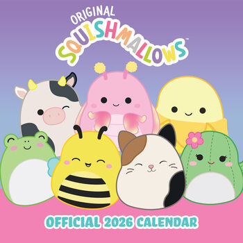 Naptár 2026 Squishmallows