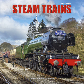 Naptár 2018 Steam Trains