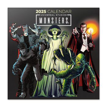 Naptár 2027 Universal Monsters