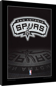 Framed Poster NBA - San Antonio Spurs Logo