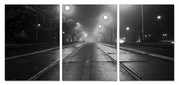 Τοποθετημένη εκτύπωση έργου τέχνης  Night street