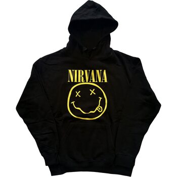 Hættetrøje Nirvana - Yellow Smiley