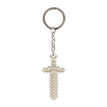 Nøglering Minecraft - Metal Sword