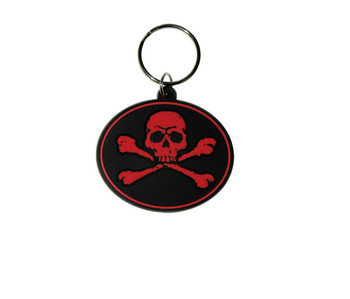 SKULL N'BONES - Red Nøglering